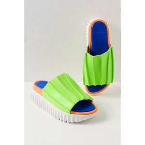 Free People Pleats & Thank You Slides Size 37